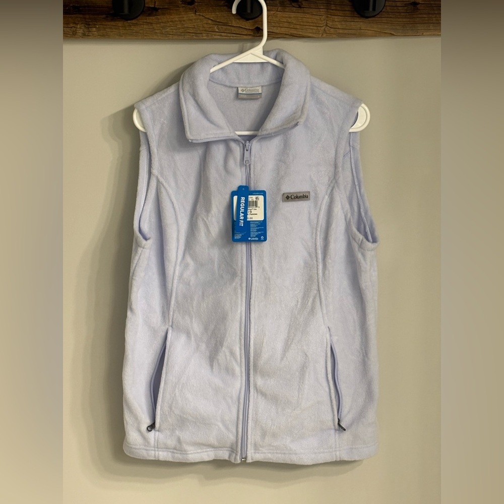 Columbia Light Purple Fleece Vest